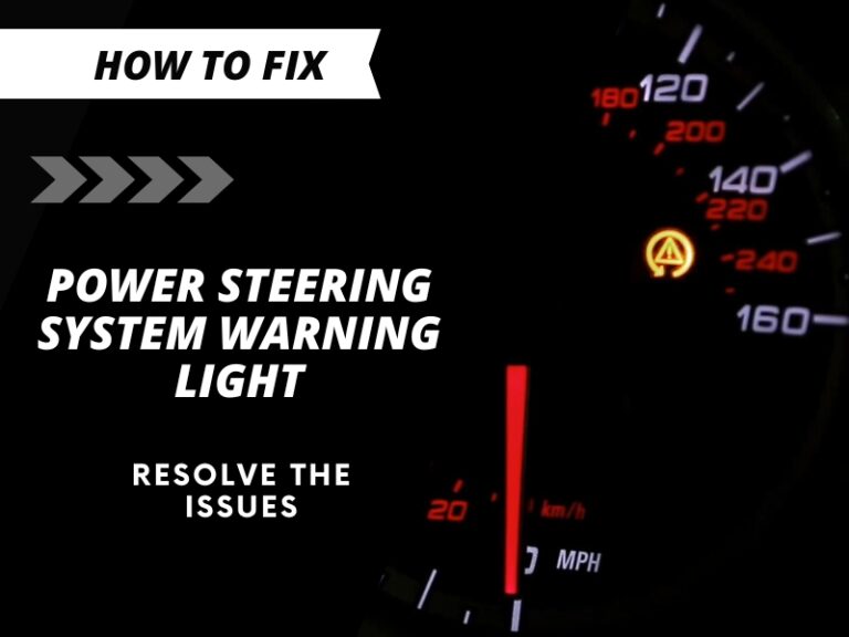 Power Steering System Warning Light A Guide to Understanding and
